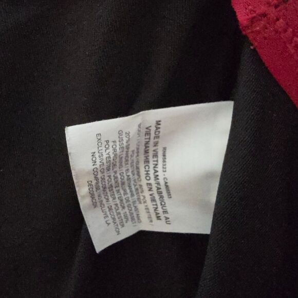 NIKE PRO Dri-Fit Womens Technical Training Volleyball Shorts Black Red 4" XL - Picture 6 of 9